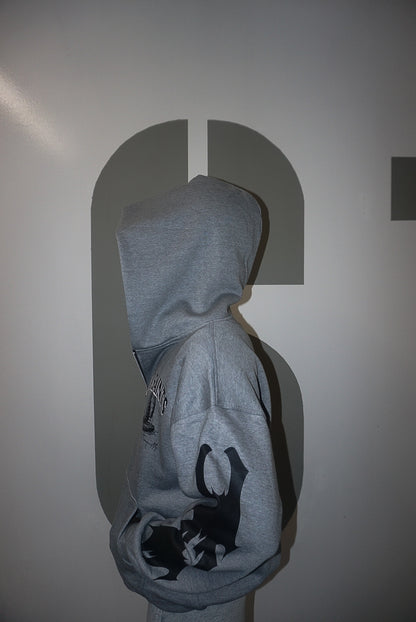 'LOST AT SEA' ZIP UP HOODIE