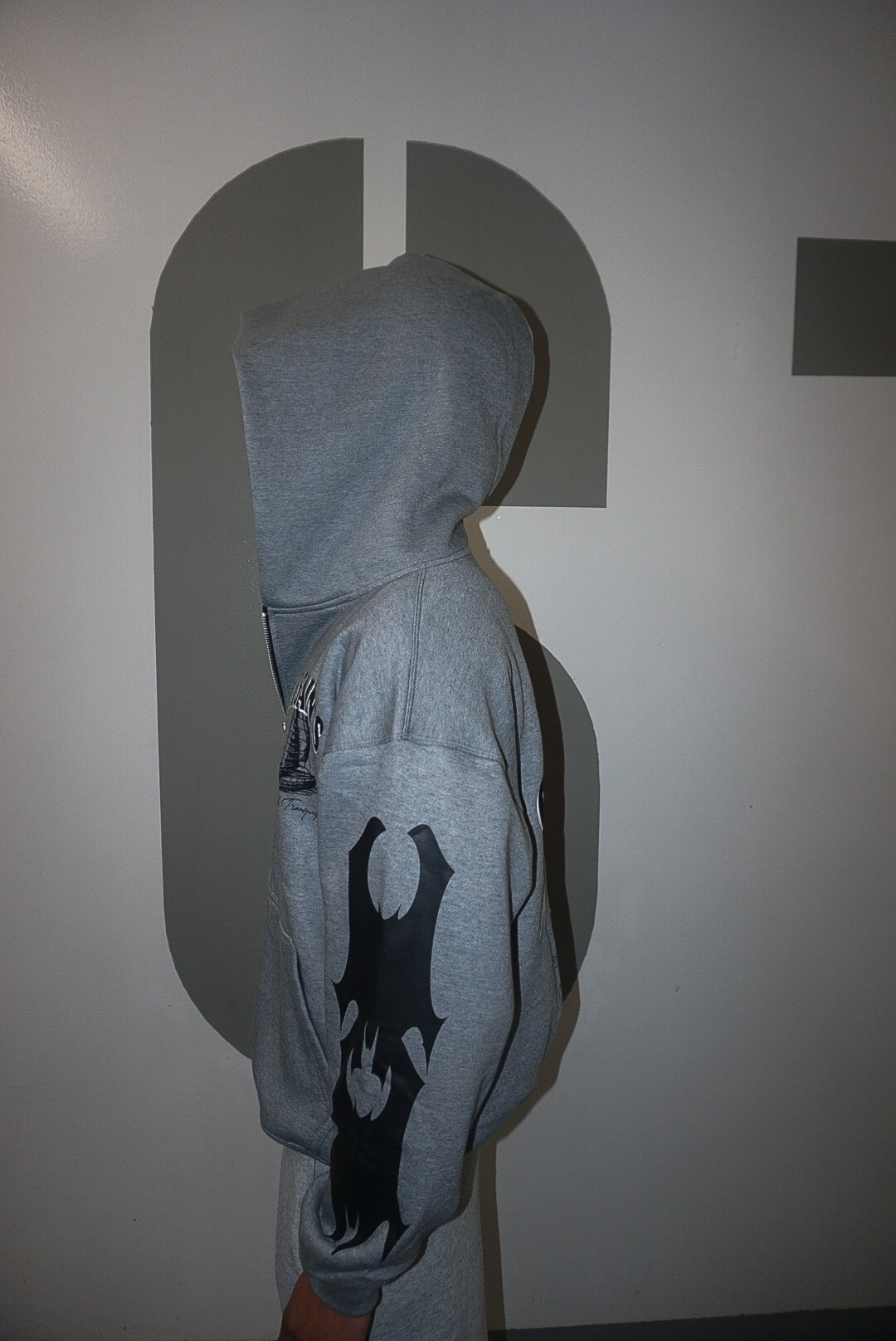 'LOST AT SEA' ZIP UP HOODIE