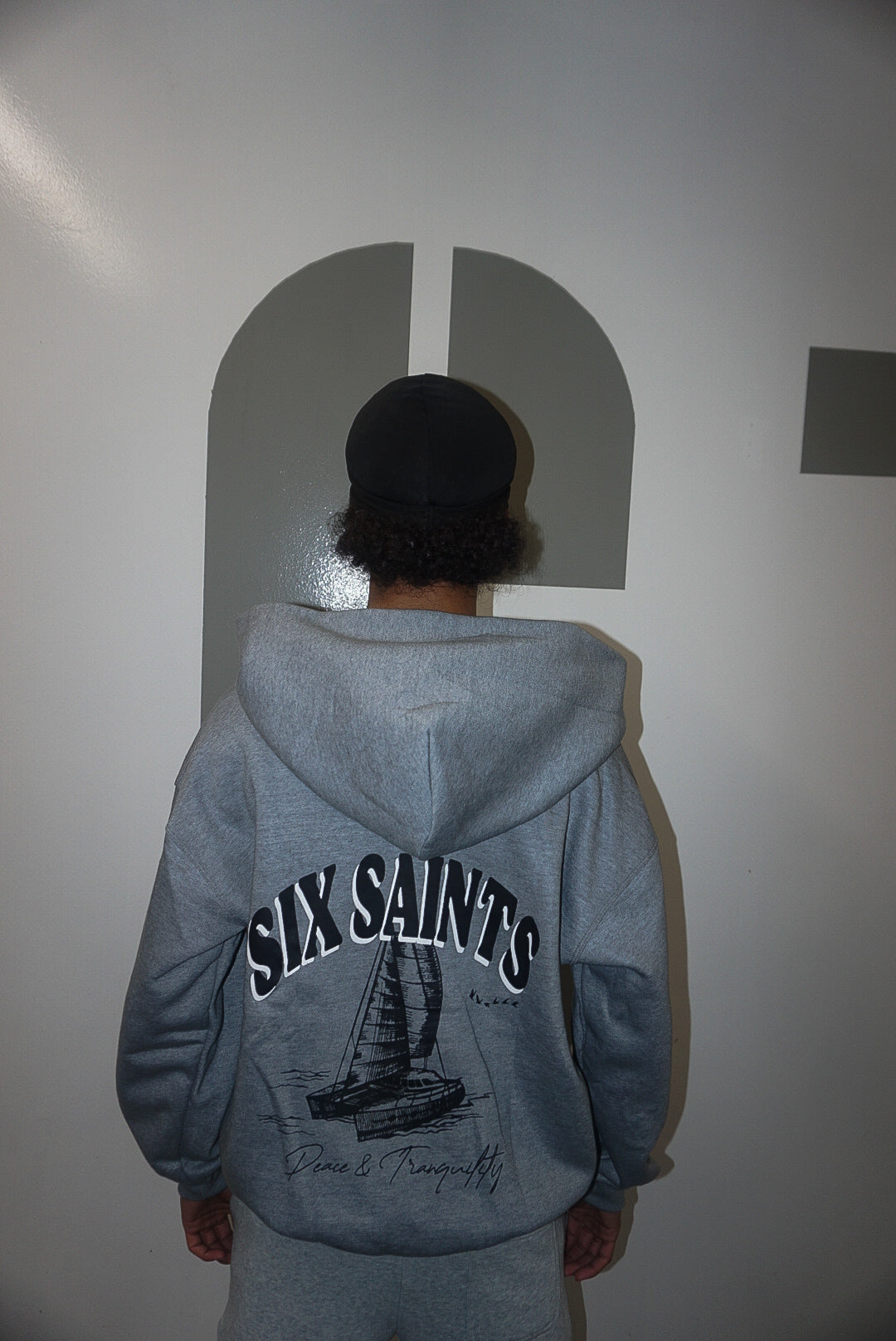 'LOST AT SEA' ZIP UP HOODIE